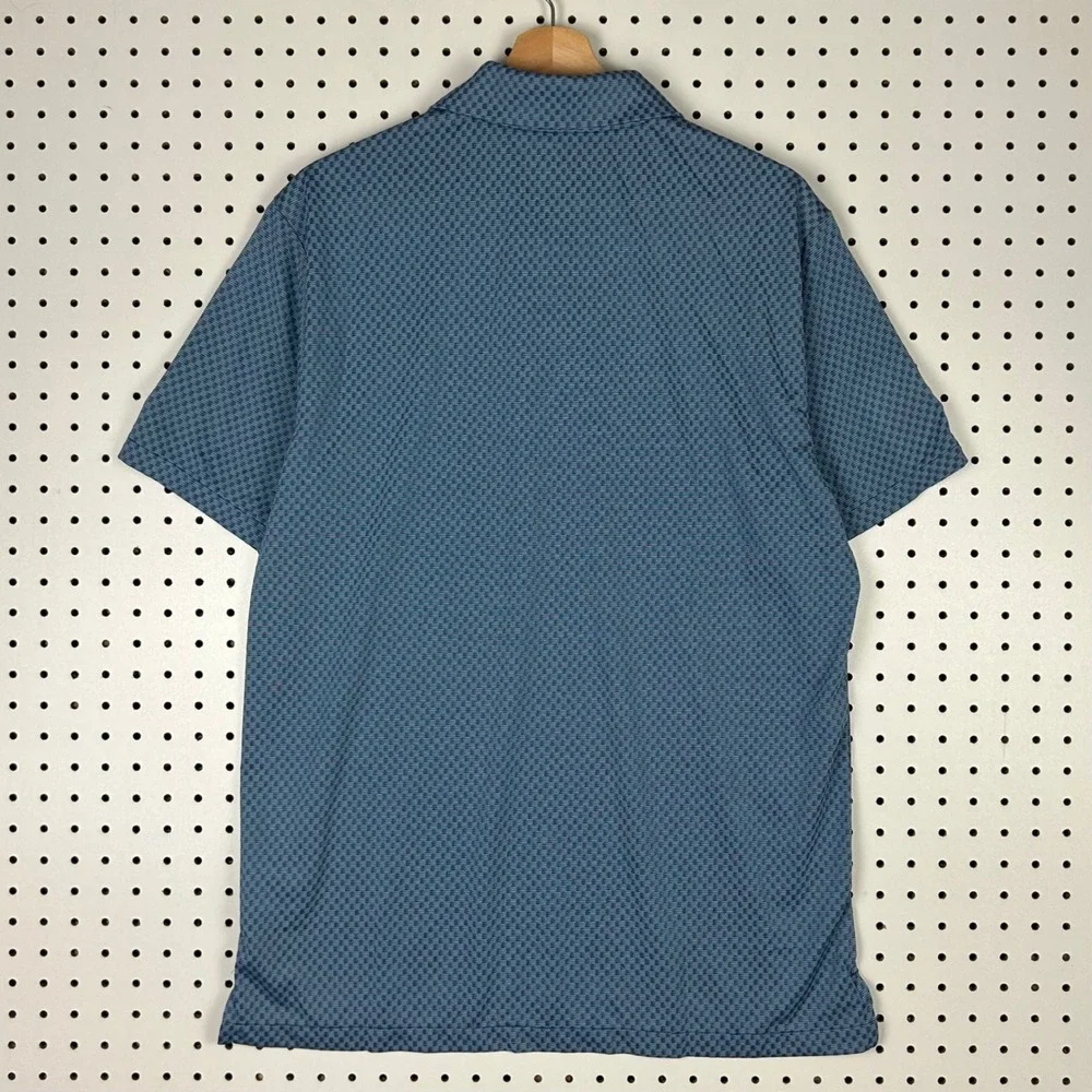 Nike 1 Cent Polo Golf Shirt Men's Medium Blue Penny Hardaway Golf PE Team Issued